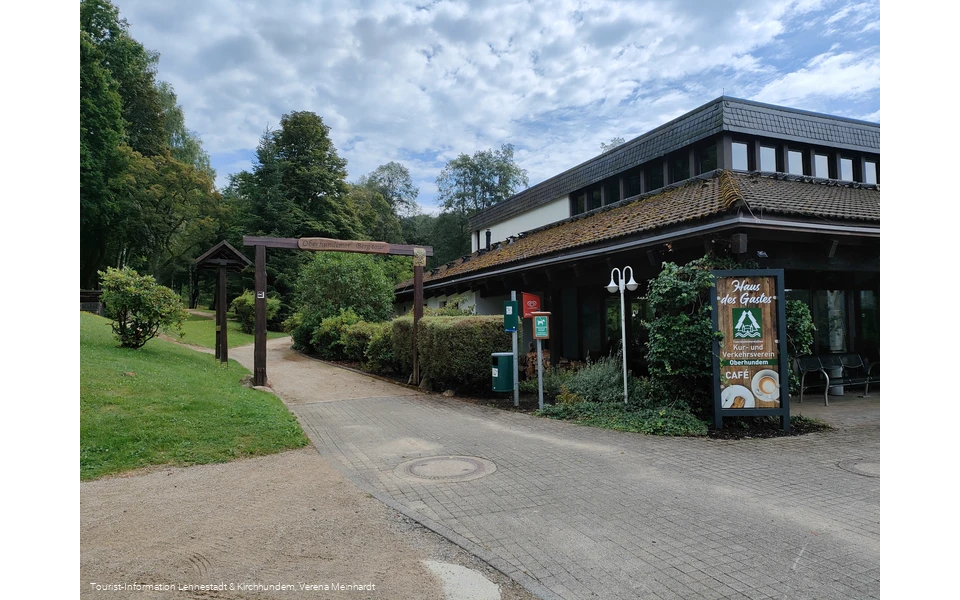 Eingang zum Kurpark Oberhundem