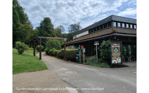 Eingang zum Kurpark Oberhundem