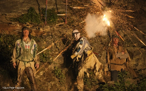 Karl-May Festspiele am Abend