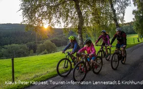 Familienausflug mit dem Rad