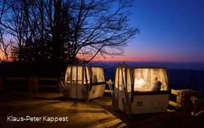 Gondel Hohe Bracht Abendlicht