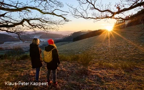 Sonnenuntergang Wallburgturm