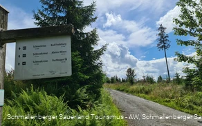 Wanderschild "Hunau-Turm-Straße"