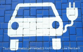 E-Auto-Ladestation Symbol