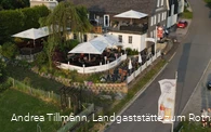 Landgaststätte zum Rothaarsteig Luftbild vom Biergarten