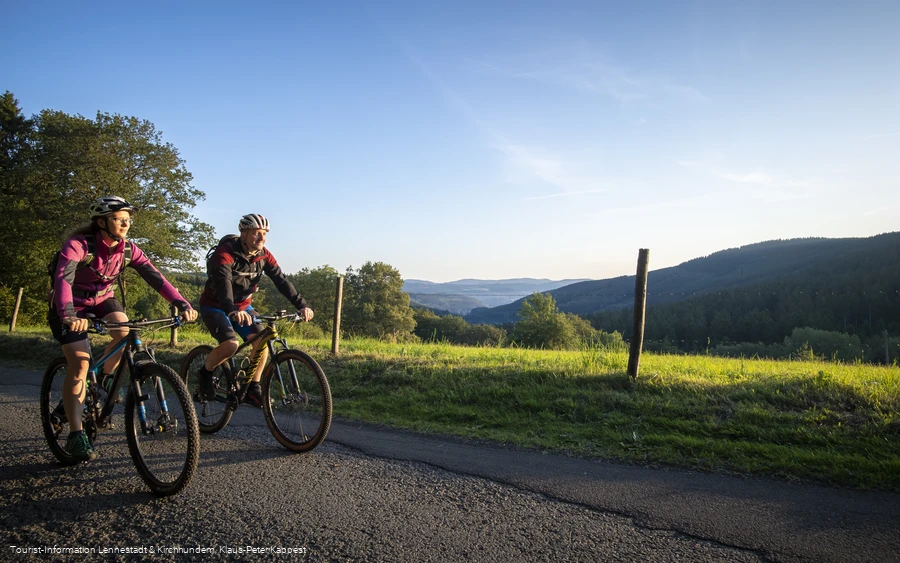 Fahrrad fahren in Kirchhundem-Ahe