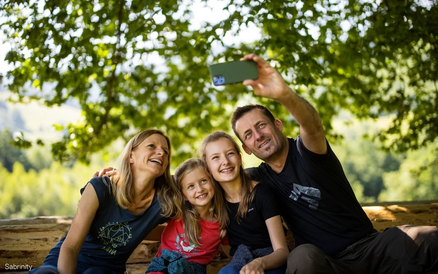 Familien-Selfie