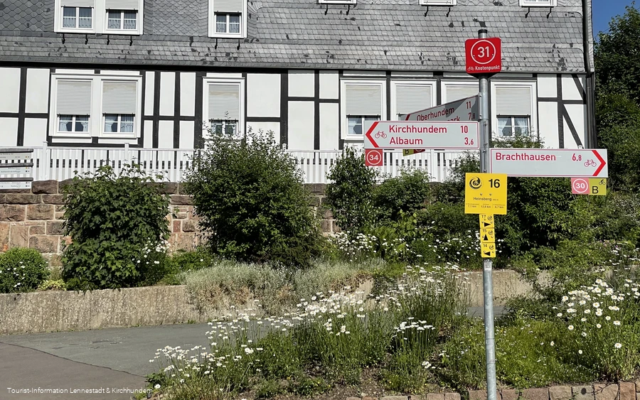 Beschilderung Radwege