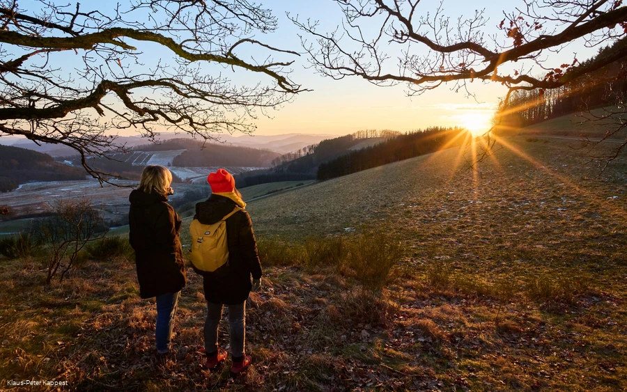 Sonnenuntergang Wallburgturm
