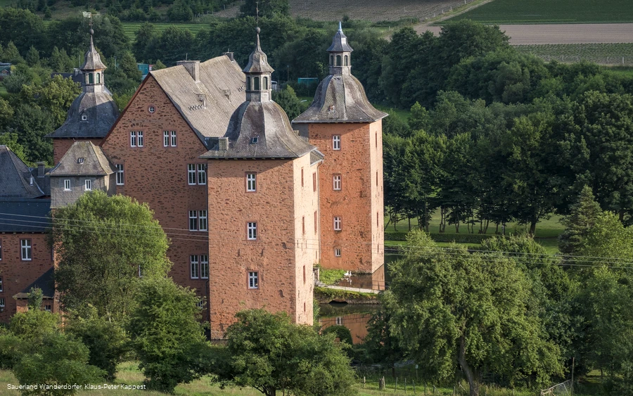 Blick auf die Adolphsburg Blick auf die Adolphsburg