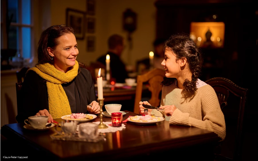 Schrabben Hof Waffelessen