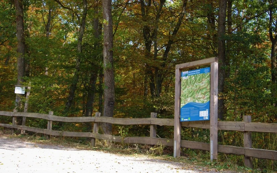 Impressionen des Wanderparkplatzes "Steinerne