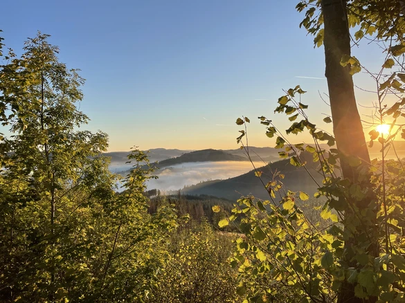 Landschaft Sonnenaufgang
