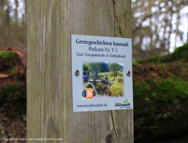 Grenzgeschichten_Plakette vorspanneiche_Dollenbruc