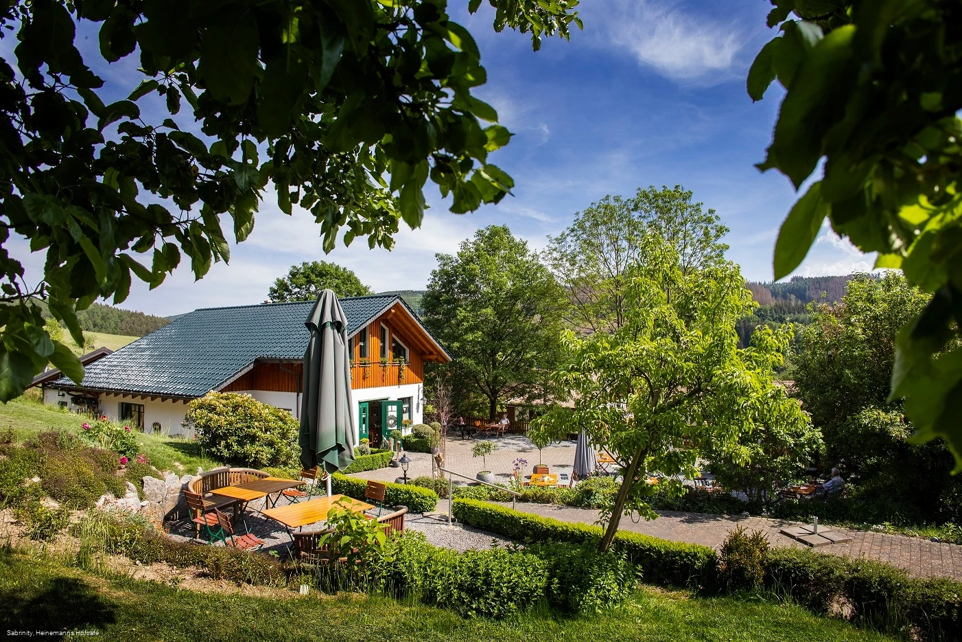 Heinemanns Hofcafé Außenbereich