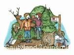 Grafik Verhaltensregeln im Wald
